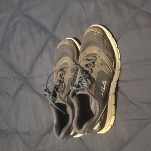 Fila Black and Tan Men's Athletic Shoes